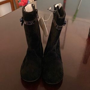 NEW GYMBOREE BOOT BLACK SIZE 8